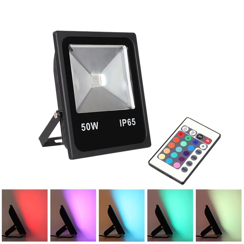 Точечный светильник отражатель IP65 Водонепроницаемый RGB Led Сад Открытый Цветная