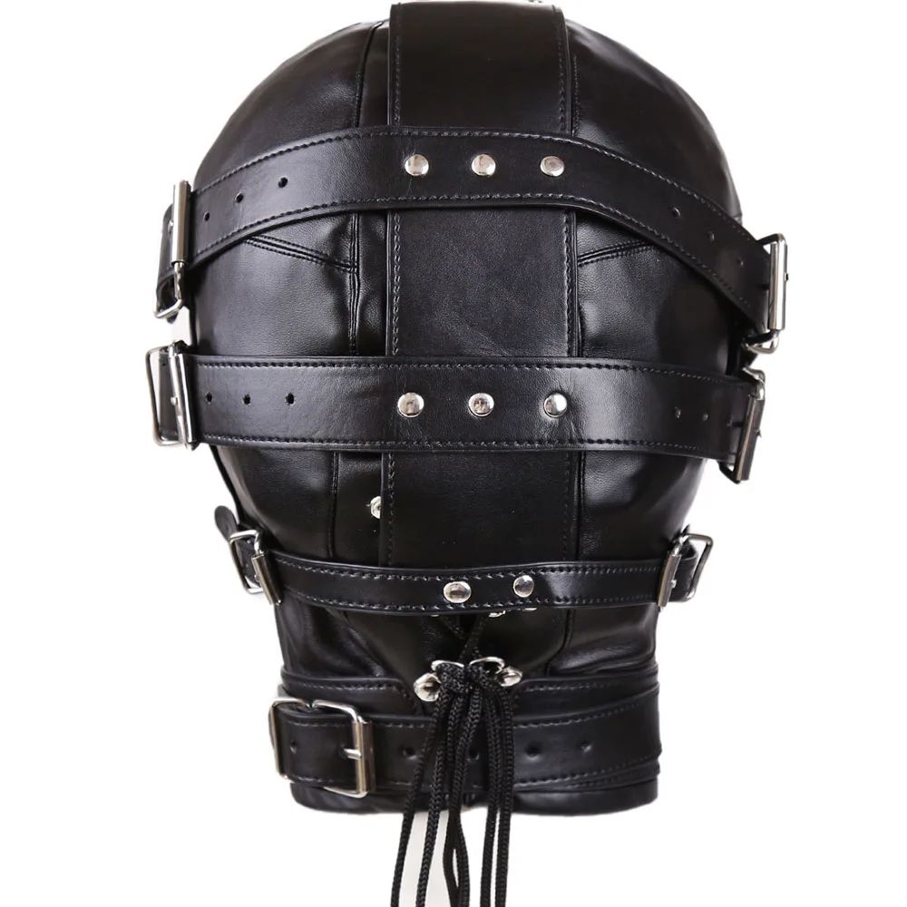 

Black Heavy Hooded Closed Cosplay Mask Dance Props Seeks To Stimulate With Multiple