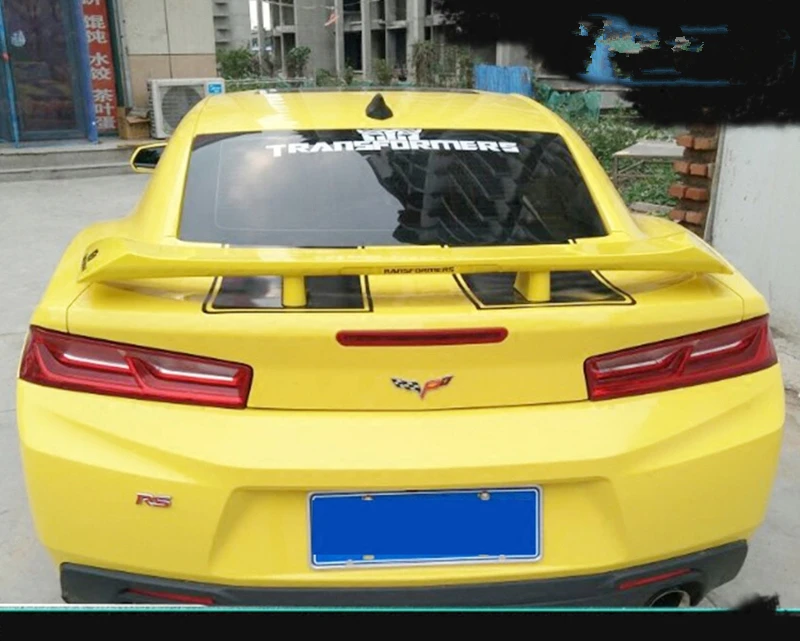 Для Chevrolet CAMARO спойлер 2009 2016 высокого качества ABS Материал заднее крыло автомобиля