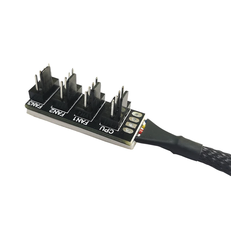 4 Port 40cm 1 to 4-pins Molex TX4 PWM CPU Cooler / Case Chasis Cooling Fan Power Cable Hub Splitter Adapter | Компьютеры и офис
