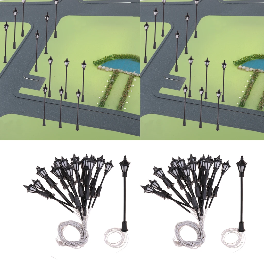 40 шт. светодиодные уличные фонари | Игрушки и хобби