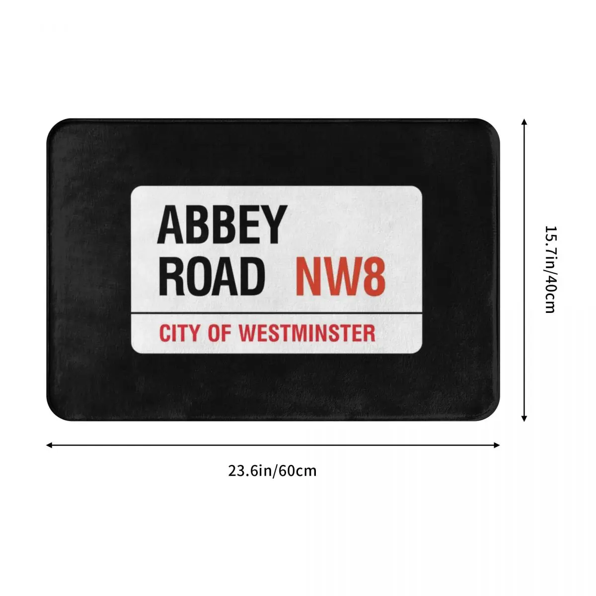 Аббатская дорога коврик ковер из полиэстера нескользящий напольный декор для