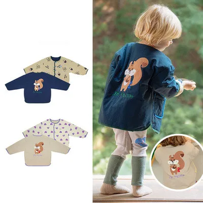 

21 Autumn and Winter New Double-sided Children's Coat Cartoon Embroidery Children's Cotton Coat 1-12 years old