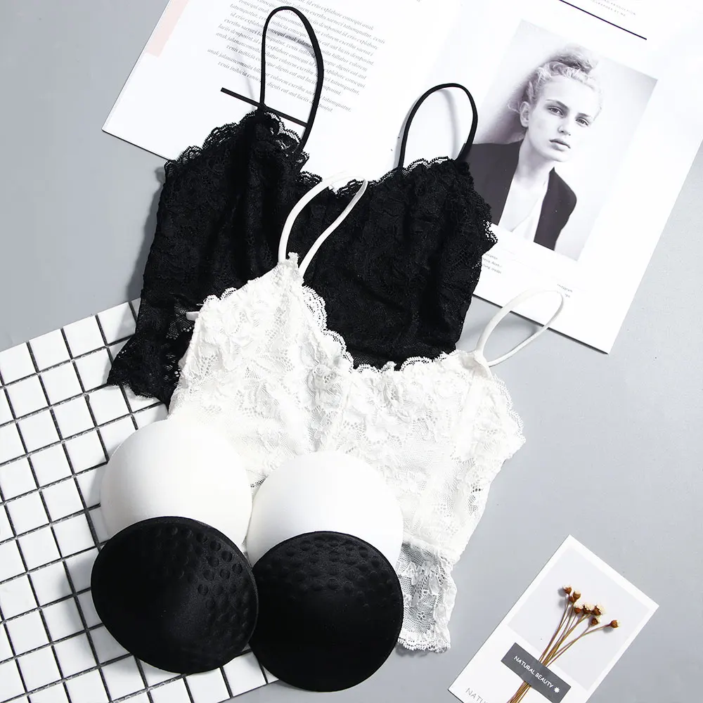 Супер хит женский сексуальный кружевной жилет майка топ без рукавов нагрудный