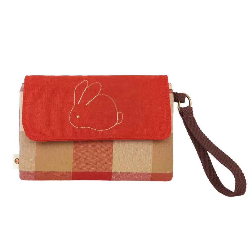 

Cartoon Animal Women's Clutch Bag Panelled for Shopping and Leisure Strolling Horizontal Square Mobile Phone Coin Purse 2021