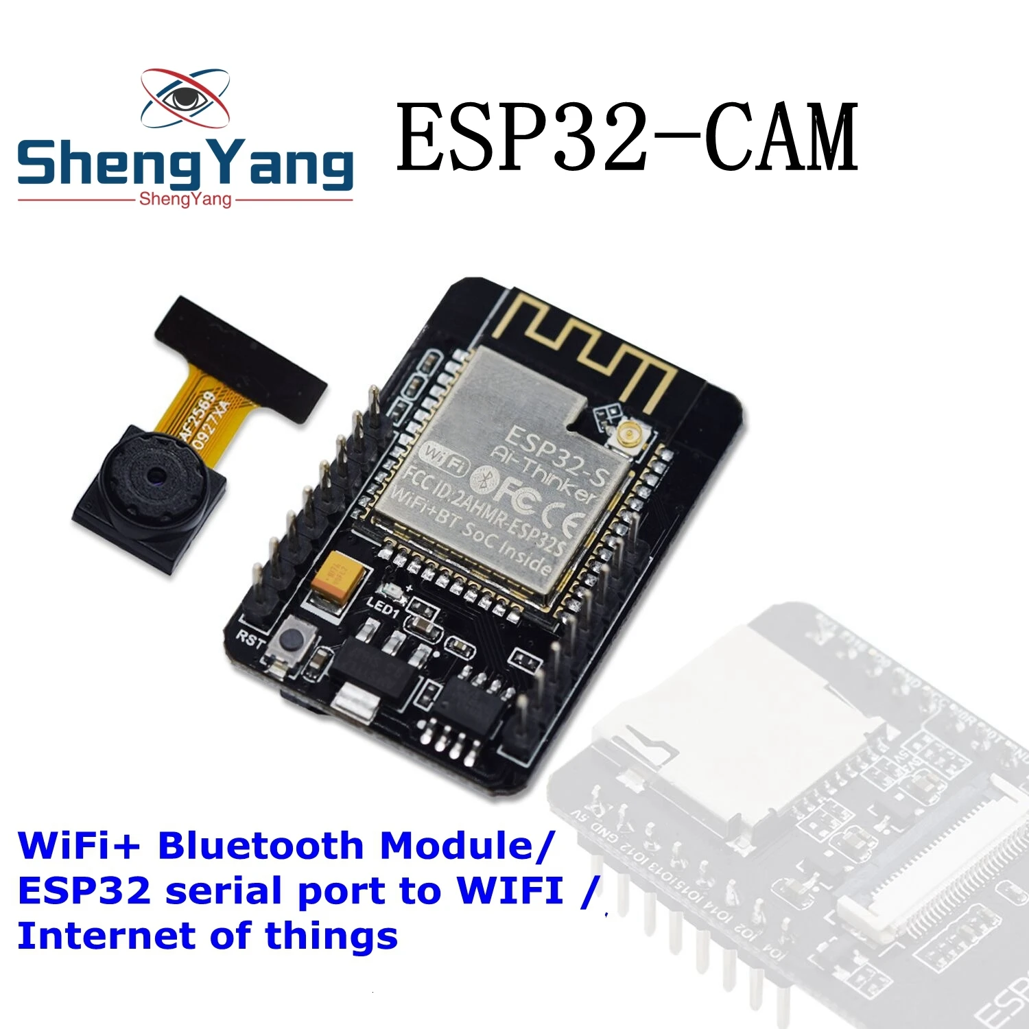 Завеса ESP32 CAM WiFi + Bluetooth модуль Камера макетная плата с OV2640 2MP для Arduino|Интегральные