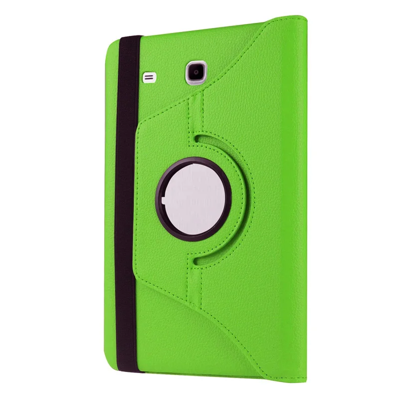 Green Вращающийся на 360 градусов pu кожаный чехол smart cover для samsung Galaxy Tab A A6 7,0 T280 T285 SM-T280 SM-T285 чехол для планшета s - Цвет: Green