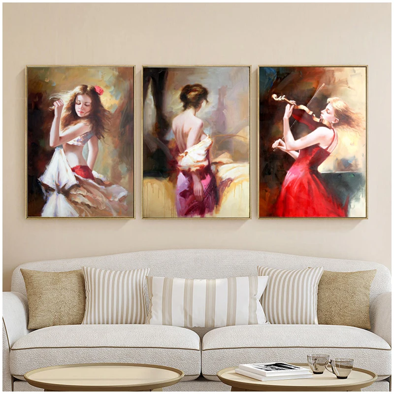 

Triptych diamond embroidery sale European beauty diamond painting full square round drill cross stitch wedding decorationsZP-504
