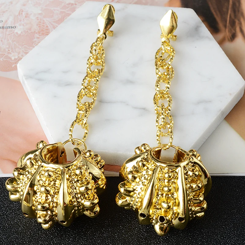 Солнечный ювелирные изделия Модные украшения 2021 длинные висячие серьги