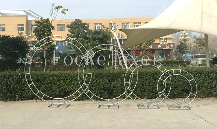

Bridal Large Iron Round Ring Arch Frame Background Decoration Flower Door Frame Wedding Decoration Props