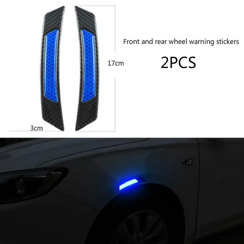 Car Sticker 5D Carbon Fiber Stickers And Decals Auto Reflective Strip Warning Styling Accessories Automobiles | Автомобили и
