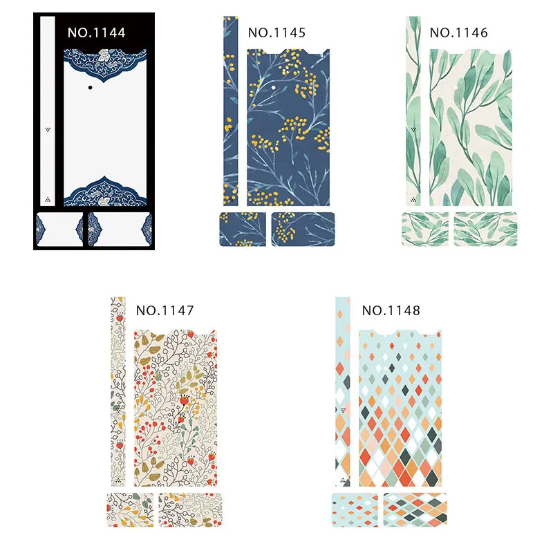 Волшебная Акула Новая китайская племенная пленка с листьями стерео наклейка