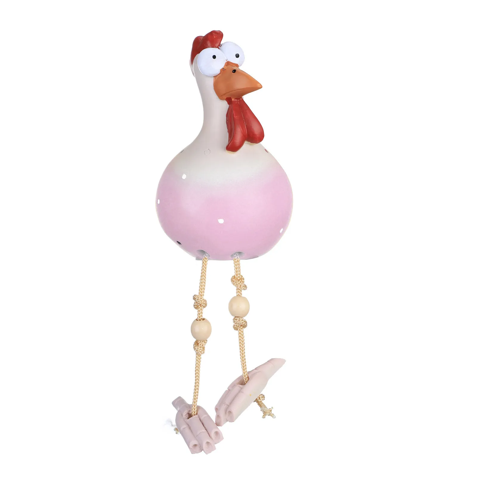 Креативное украшение курица садовая пробка петух край сидящей птицы в помещении