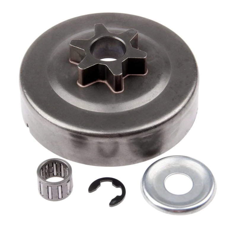 3/8 6T барабан сцепления Звездочка шайба E-зажим комплект для stihl цепную пилу 017 018 021