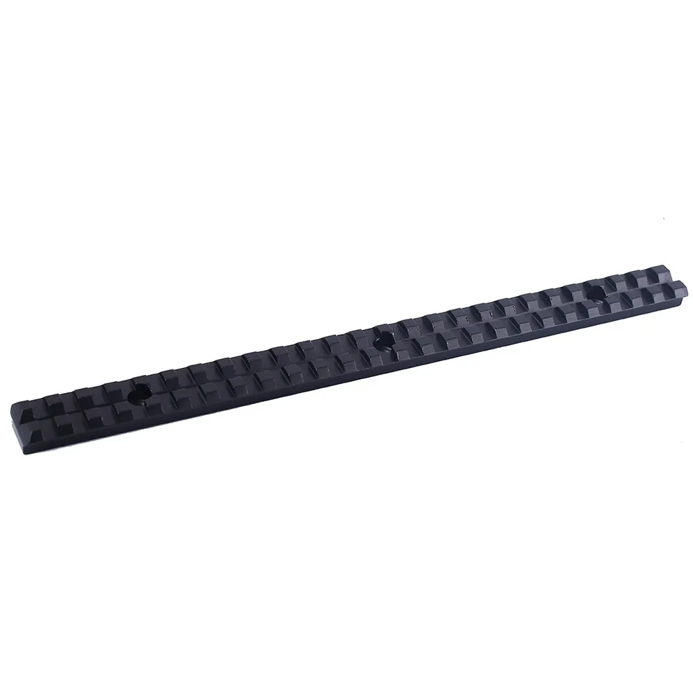 Tactical 230mm Picatinny Rail Adapter 22 Slot 3 hole Mount Base for 20mm Scope Mounting System Accessories Hunting|Аксессуары для