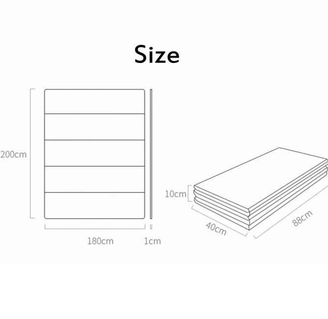 

Foldable XPE Baby Play Mat Waterproof Baby Crawling Carpet Flexible Double-Sided Kids Carpet Climbing Pads