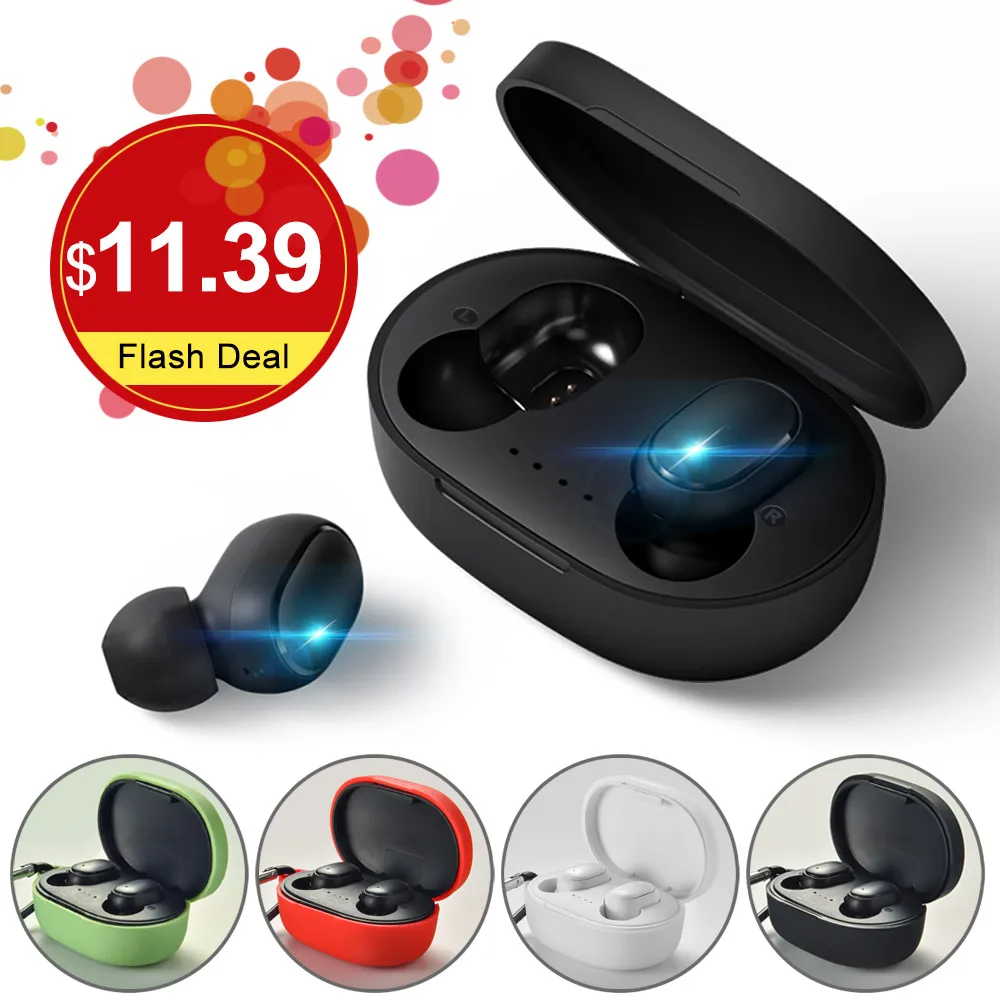 Беспроводные наушники PK Redmi Airdots наушники Bluetooth 5,0 TWS беспроводная гарнитура со стереонаушниками с микрофоном зарядная коробка PK i10 i12