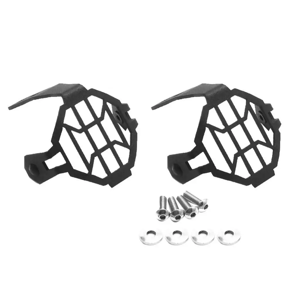 

2Pcs Motorcycle Metal Fog Light Protector Guards Cover for BMW R1200GS F800GS Anti-rust Anti-corrosion Car Lights Shell