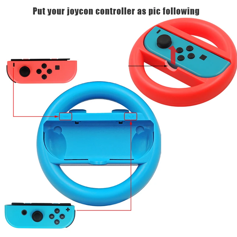 1 пара ручек рулевого колеса подставка держатель для контроллера Nintendo Switch левый и