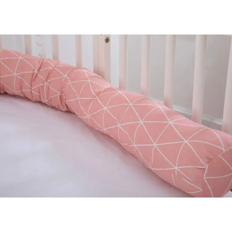 

Baby Bed Protector Safety Toddler Crib Bumper Pad Cushion Soft Breathable Cotton Infants Bedding Set
