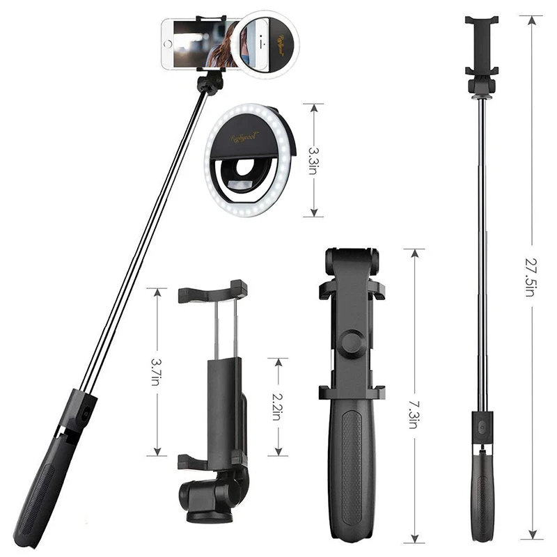 Селфи палка XILETU L010S штатив из пластикового сплава для смартфонов|Селфи-моноподы| |