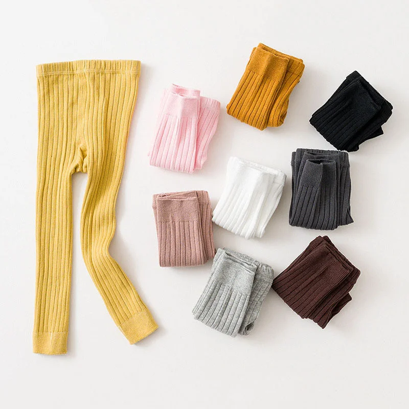 Spring Autumn Girl Leggings Cotton Tights Fille Kids Trouser Girls Pants Skinny Children Leggings Trousers Winter Bowknot Tights