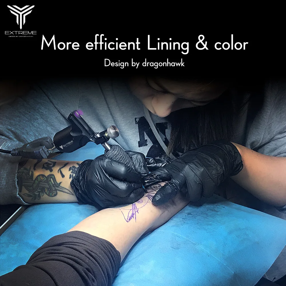 Набор профессиональных татуировок Dragonhawk ротационная машинка для тату иглы