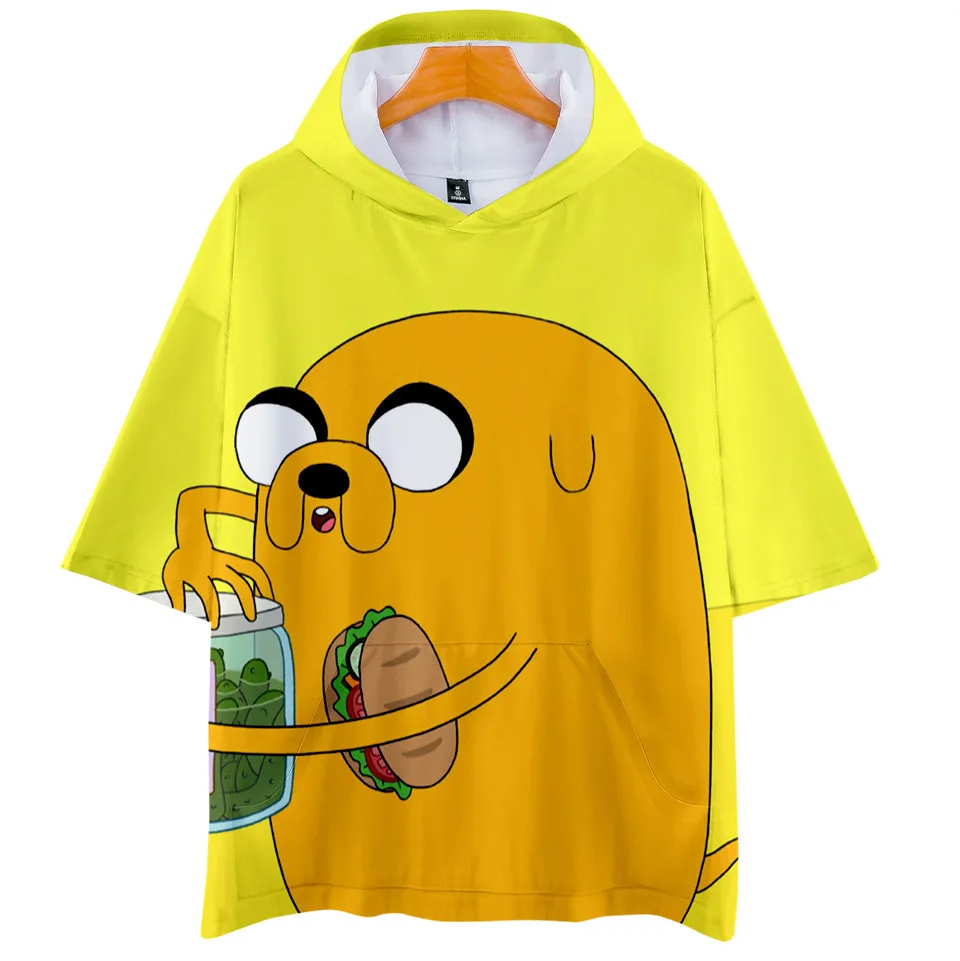 Adventure Time Finn and Jake собака уход за кожей лица футболка с капюшоном и принтом в виде Kpop