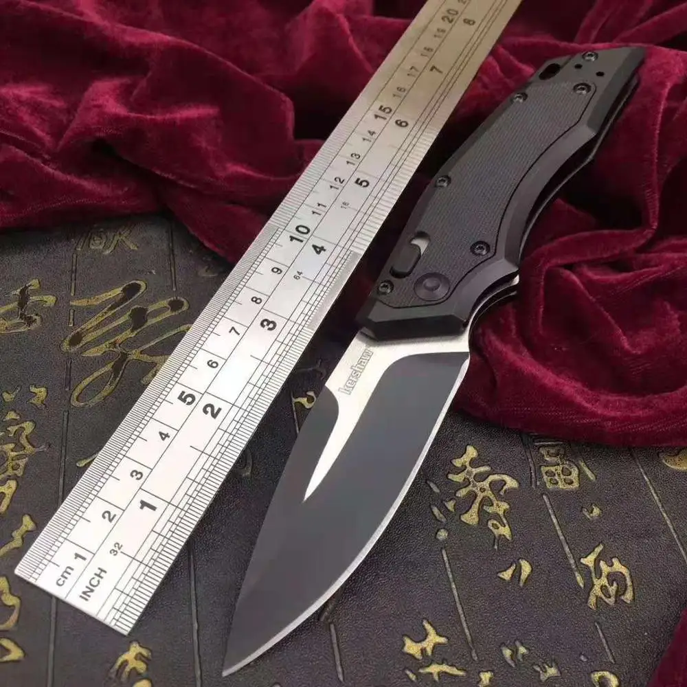 

Складной карманный нож Kershaw 1905, 8Cr13Mov, нейлоновое стекловолокно, алюминиевая ручка, походные охотничьи ножи для фруктов, инструменты для повс...