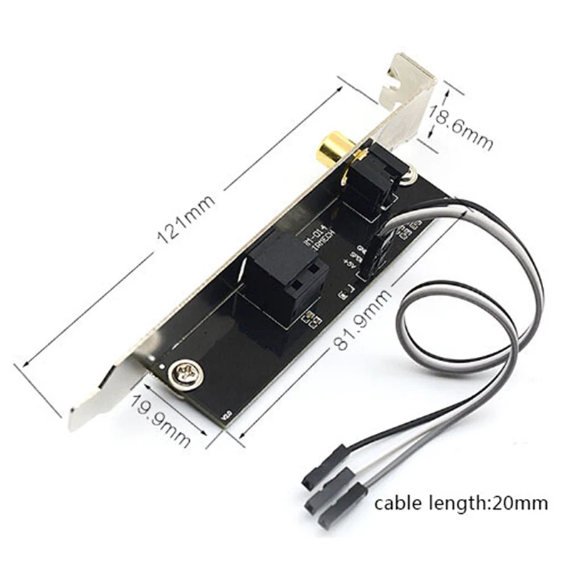 Кронштейн для оптического и RCA кабеля SPDIF материнской платы Asus Msi Gigabyte | Компьютеры