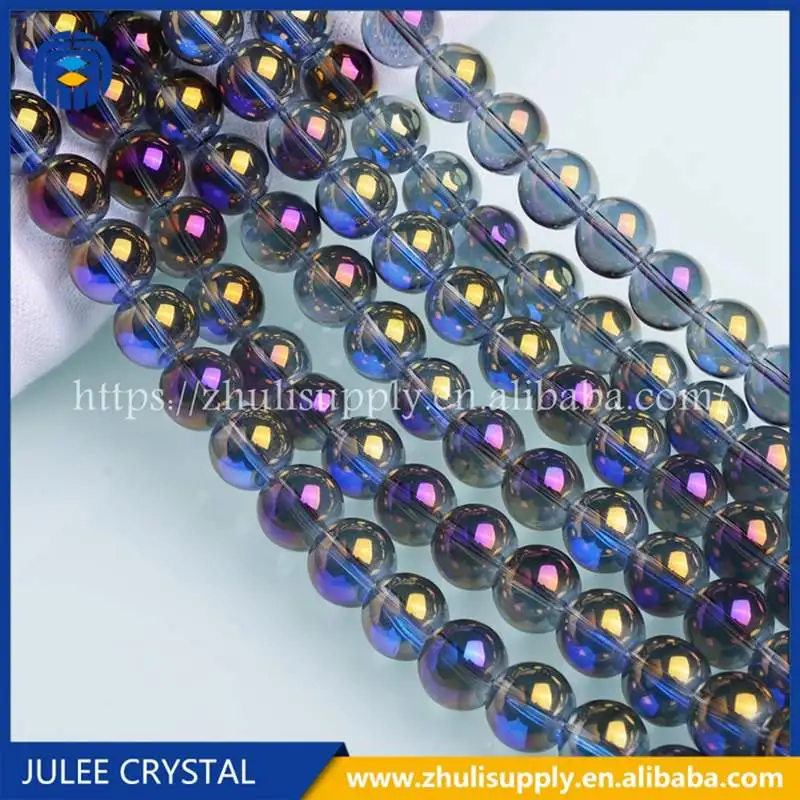 Круглые бусины россыпью для изготовления ювелирных изделий аксессуары ожерелья