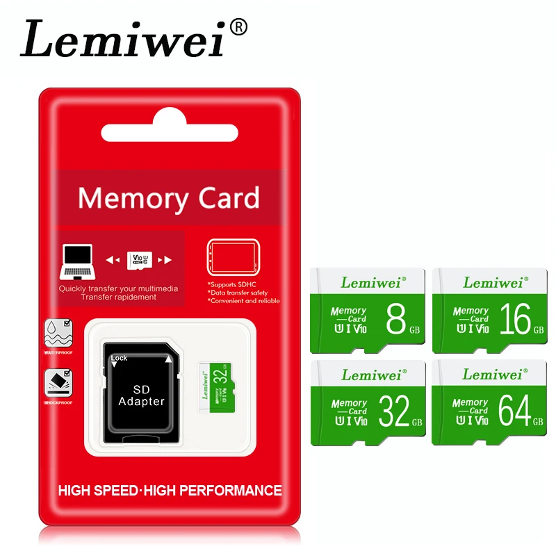 Micro SD  ,  10, 32 , 64 , 8 , 16 , 32 , 128