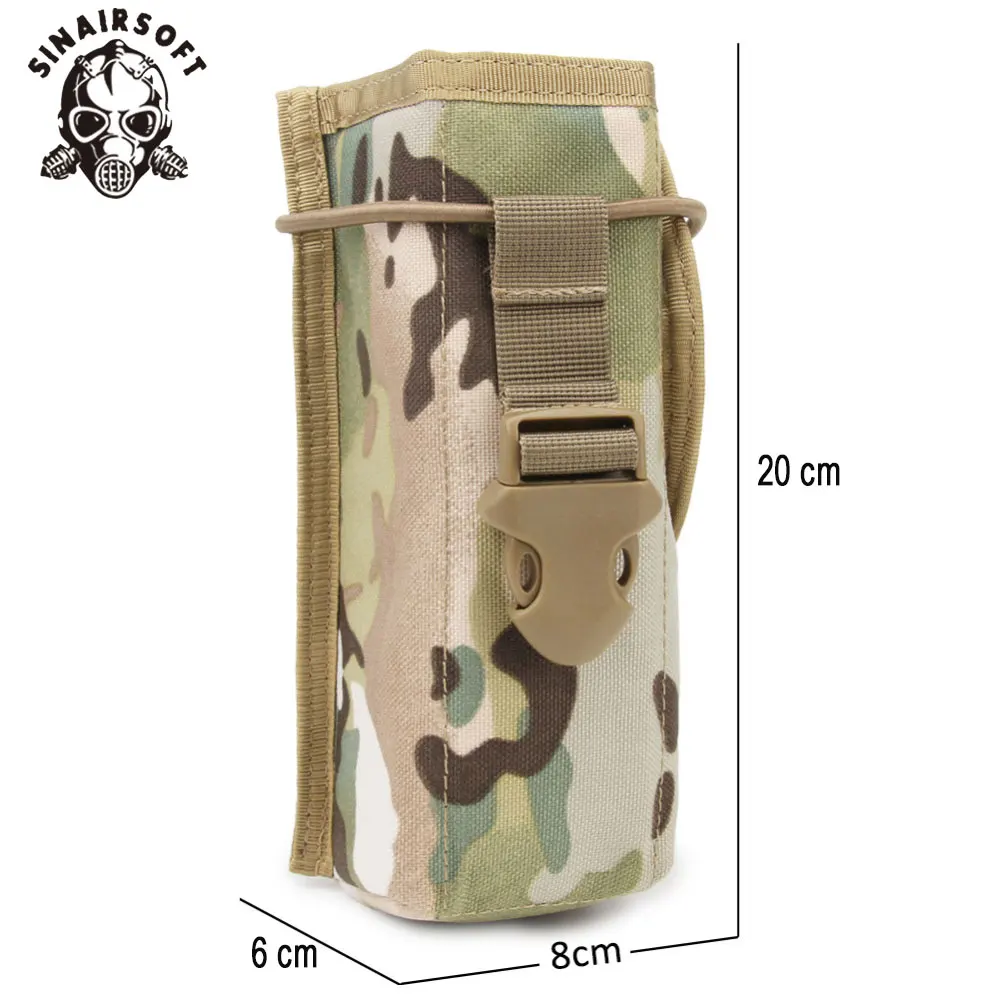 1000D Nylon Tactical Vest Molle Walkie Talkie Bag Multi-Function Camouflage Waist Bag Military Pouch Outdoor Sports Bag