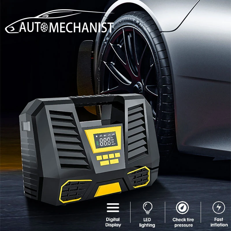 Preço 12v Compressor De Ar Do Carro Digital Pneu Inflator Bomba Portátil Hd Sem Fio Carro Bomba De Ar 150 Psi Para Motocicletas Automóveis Bicicletas
