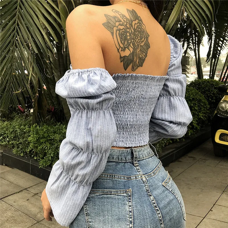 

Women Tank Tops Crop Tops Femme Vest Summer Streetwear Blue Going Out Fashion Elegant Slim Backless Sash Neck 2020 Casual Short
