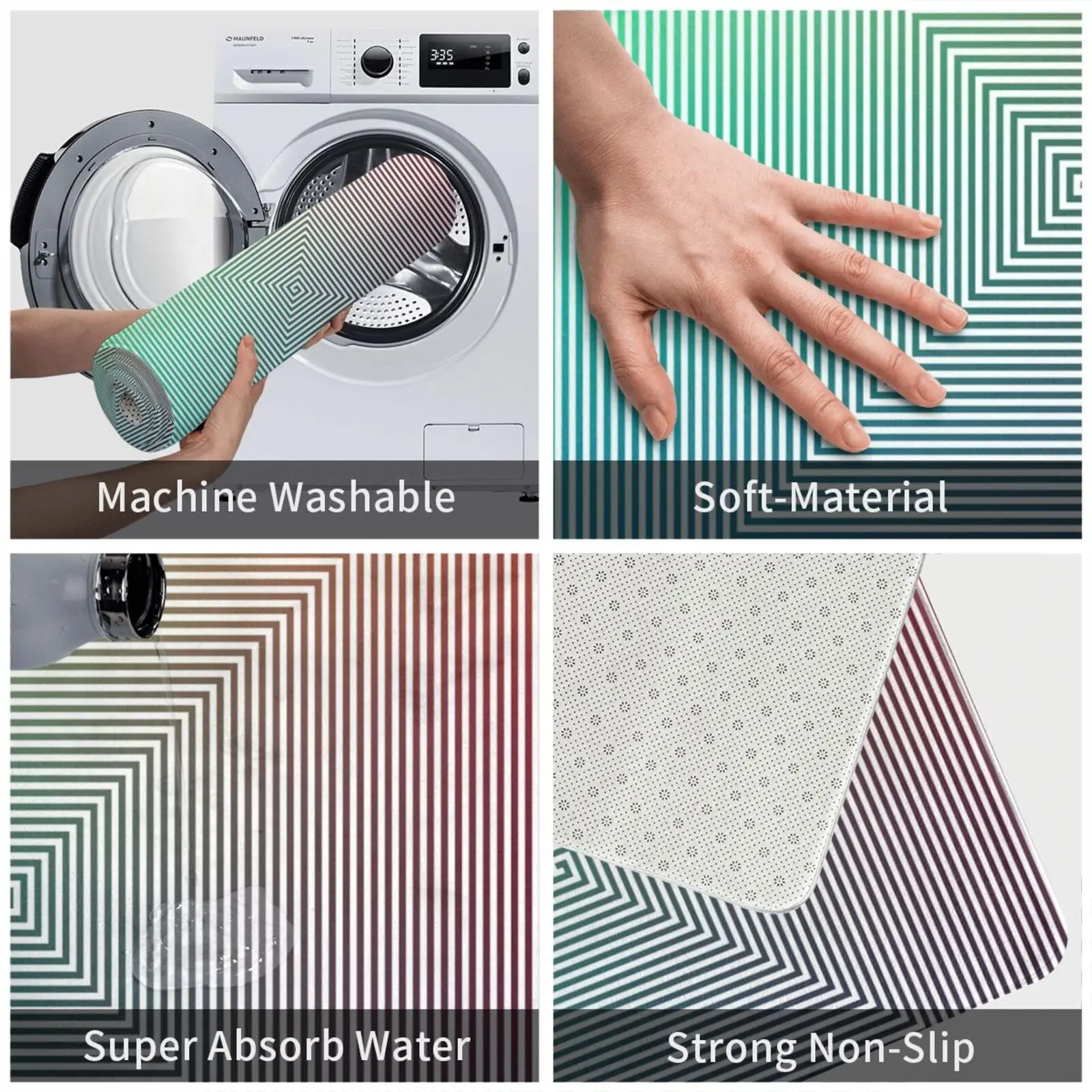 Коврик для входной двери с изображением пазлов коврик ванной оригиналы Дневники