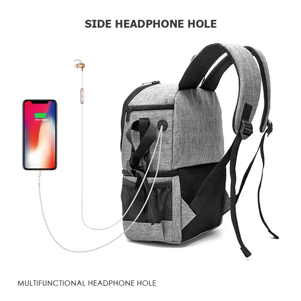 alloet oxford fabric waterproof camera bag backpack outdoor digital dslr bag video photo lens pouch case for canon nikon sony free global shipping