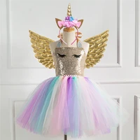 unicorn costume cosplay for girls halloween costume for kids unicorn birthday party carnival dress up suit