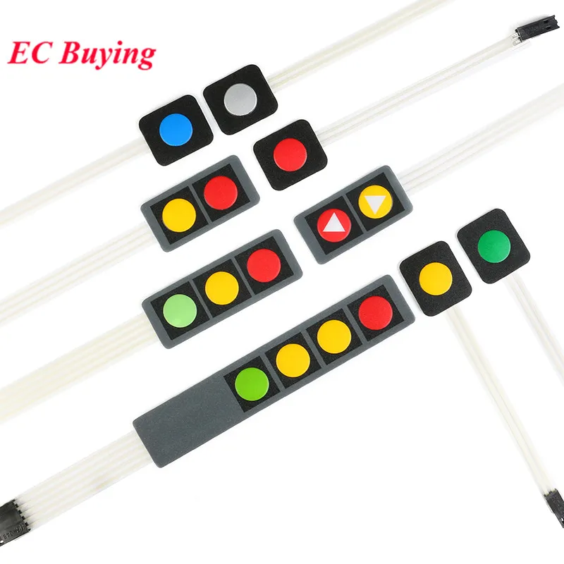 1 2 3 4 кнопочный мембранный переключатель матричный массив клавиатура Панель управления клавиатуры DIY комплект для Arduino