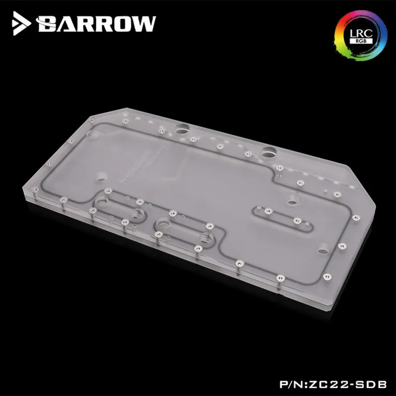 Barrow комплекты водяного охлаждения RGB водные платы для Zeaginal 22 чехол Intel CPU Water Block &amp