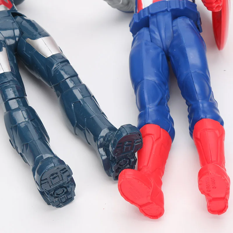 30 см Marvel игрушки Мстители 3 Бесконечность войны супергерой, Капитан Америка Железный человек черный человек паук ПВХ фигурка Коллекционная модель