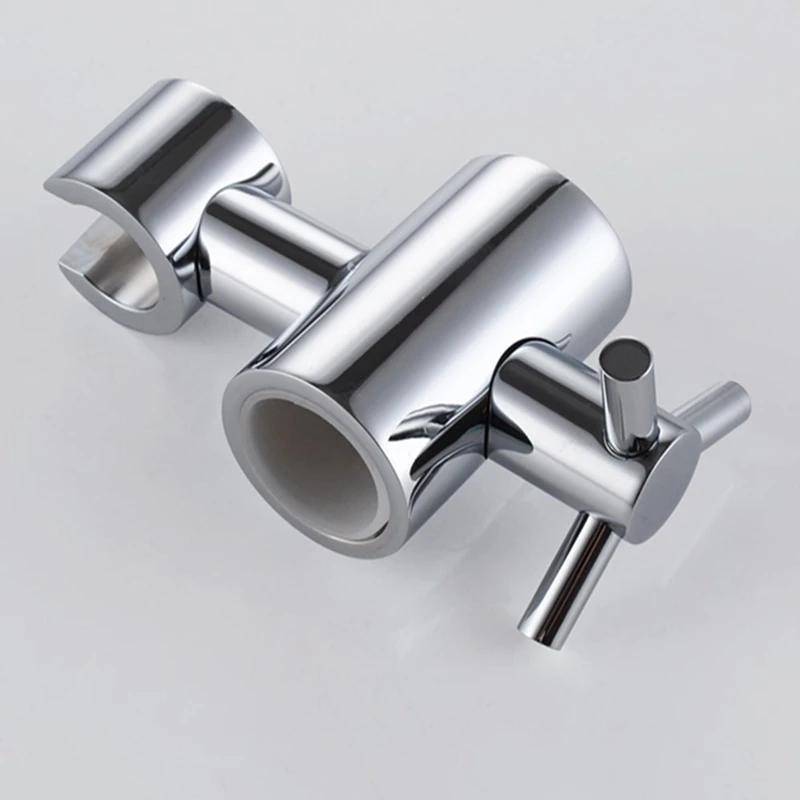 

Zinc Alloy Replacement Hand Held Shower Bracket For Slider Height & Angle Adjustable Sprayer Holder On Slide Bar New