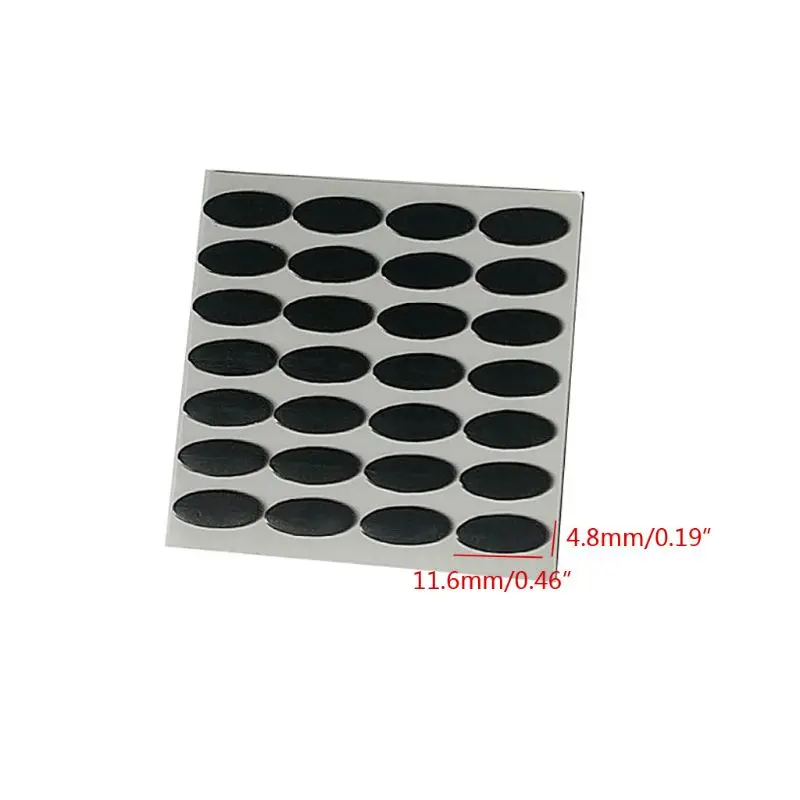

28 шт., коньки для мыши, 0,6 мм, 11,6x4,8 мм