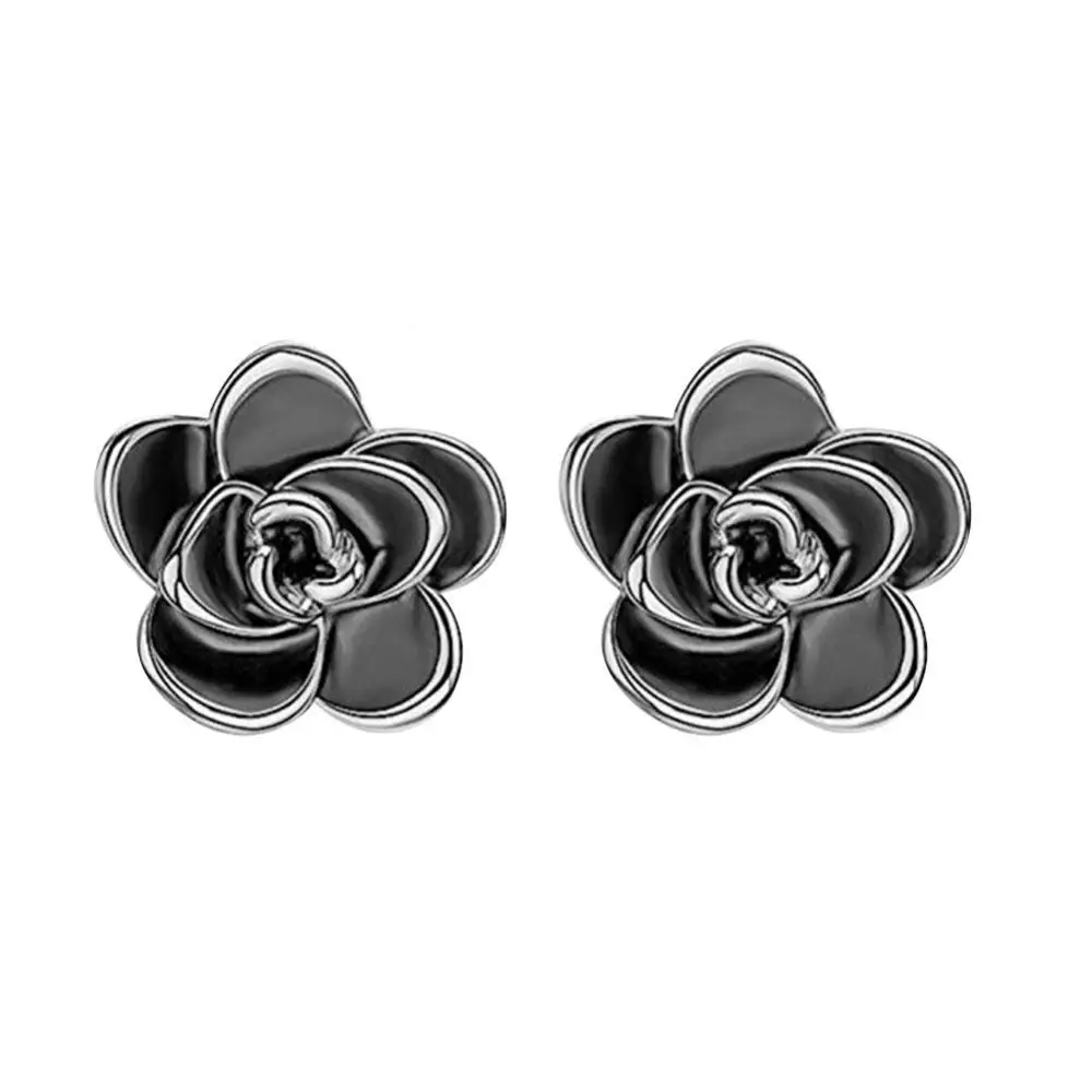 

Elegant Women Rose Flower Pendant Earrings Ear Stud Party Banquet Jewelry Gift