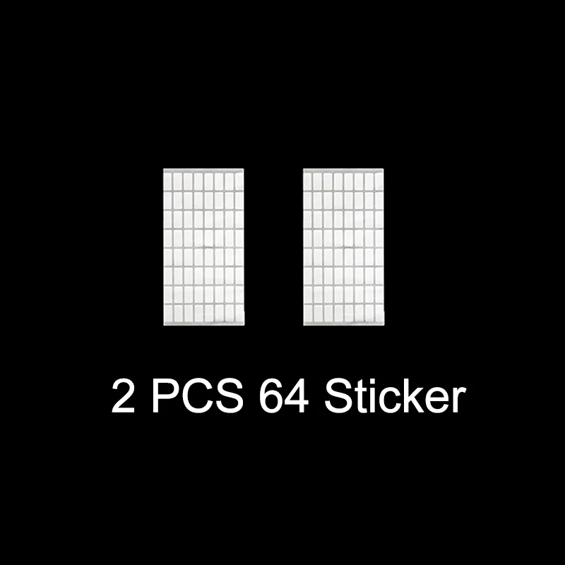 2 PCS 64 Sticker Высококачественный Контейнер для инструментов для алмазной вышивки, аксессуары для хранения мозаики, удобный ящик с бесплатной наклейкой - Цвет: 2 PCS 64 Sticker