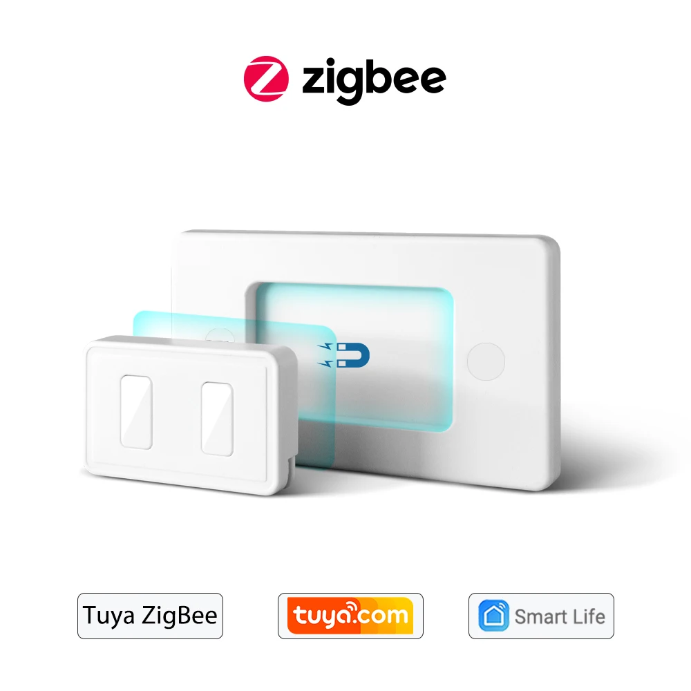 

Tuya ZigBee 3.0 беспроводной переключатель дистанционного управления US 2, работает с Conbee 2 stick iubiker Jeedom Smart Life