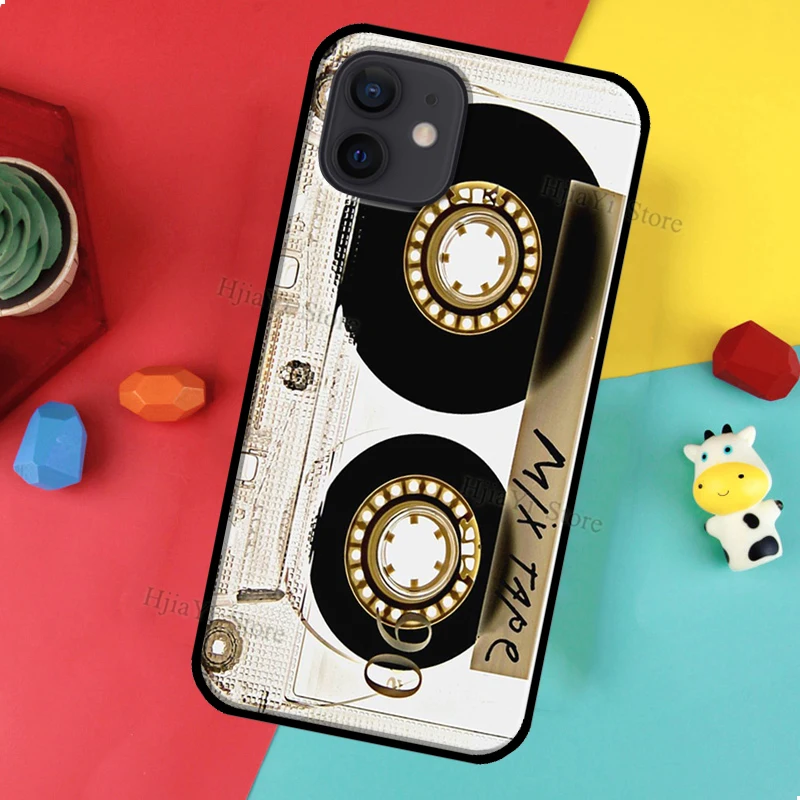 Кассета Смешанная лента телефонный чехол для iPhone 13 11 Pro Max 12 mini X XR XS 8 7 Plus SE 2020