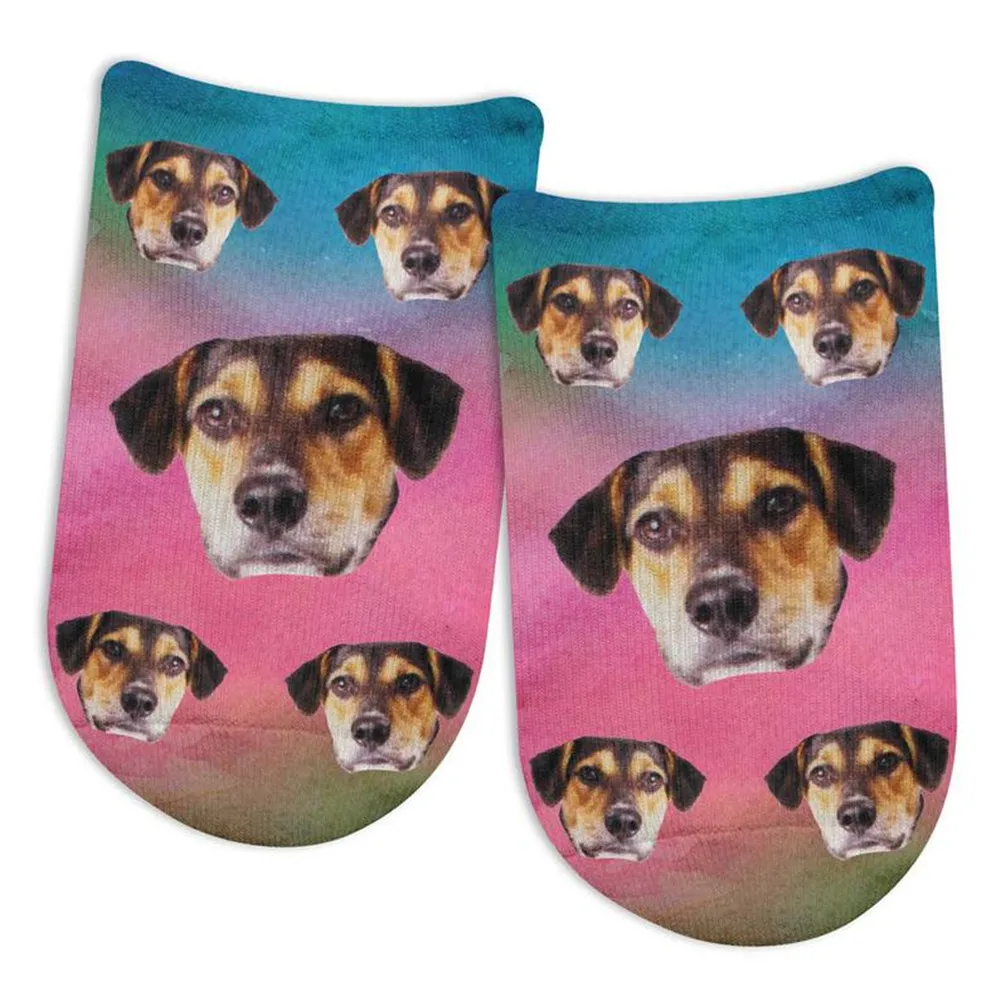 Пользовательские лица фото носки забавный подарок персонализированные