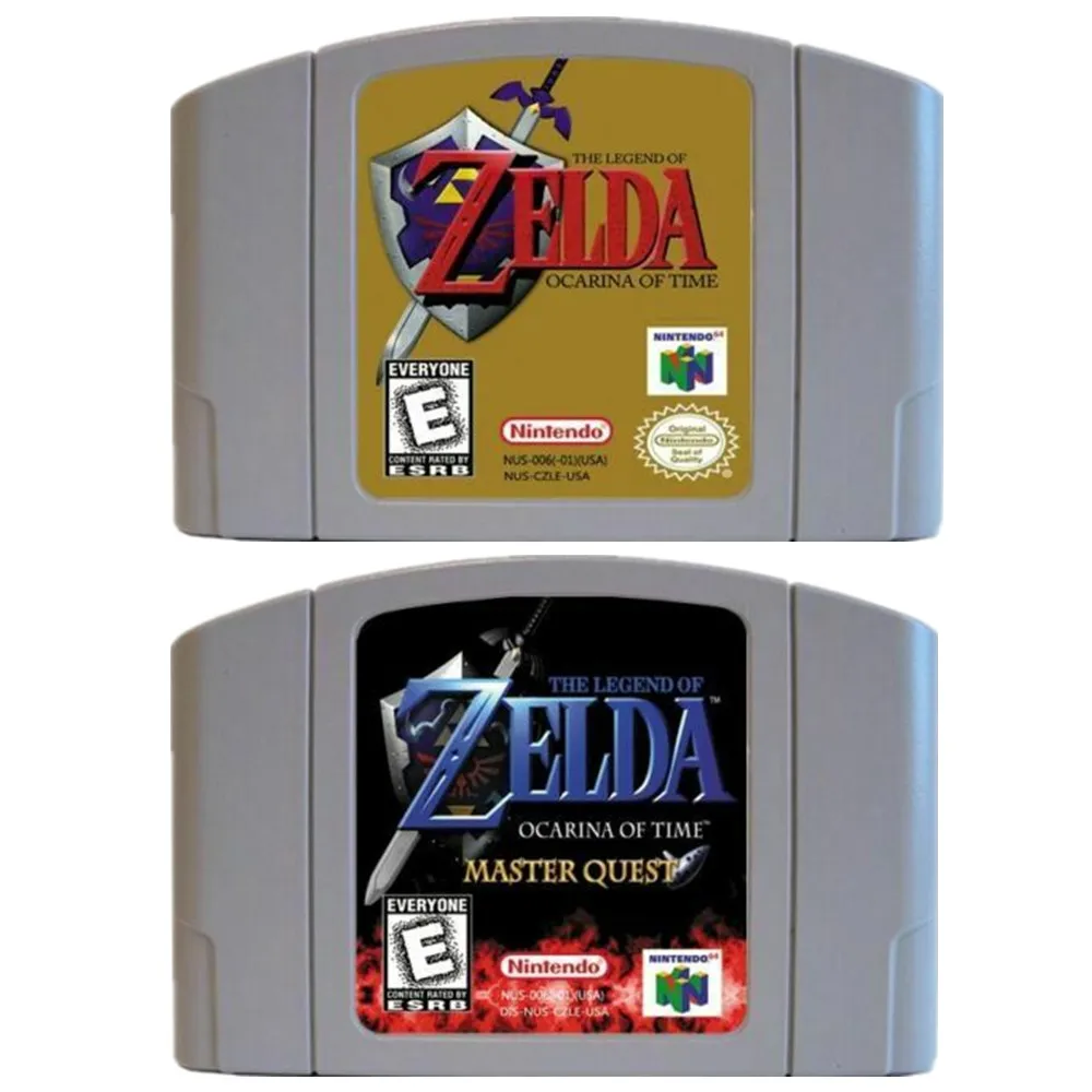 N64 игра Легенда о Зельде Окарины времени мастер Quest Для Nintendo 64 видеоигры