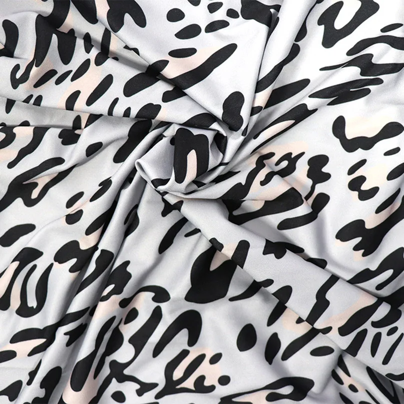 Женское свободное платье в африканском стиле с леопардовым принтом Длина 151 см